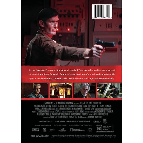 Laws of Man (DVD) Jacob Keohane Jackson Rathbone Keith Carradine Dermot Mulroney - Picture 2 of 2